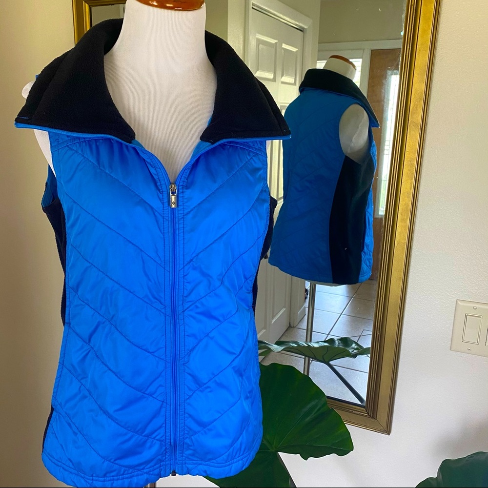 Columbia Thermal Lined Quilted Blue Vest Medium